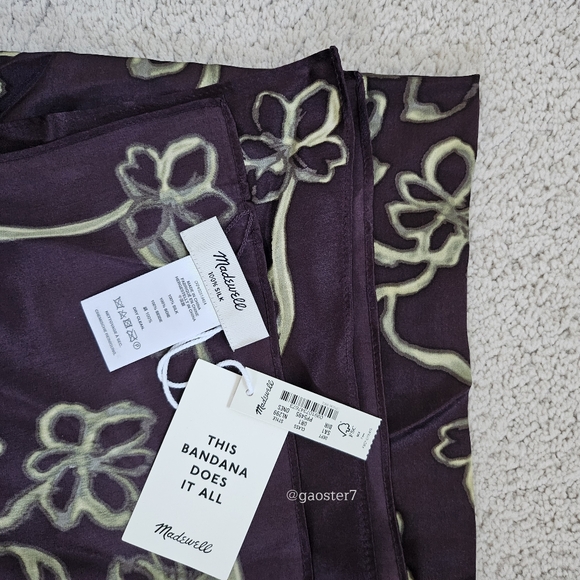 Madewell Medium Silk Bandana - Picture 5 of 8
